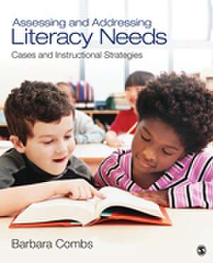 Assessing and Addressing Literacy Needs: Cases and Instructional Strategies de Barbara E. Combs