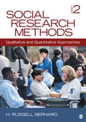 Social Research Methods: Qualitative and Quantitative Approaches de H. Russell Bernard