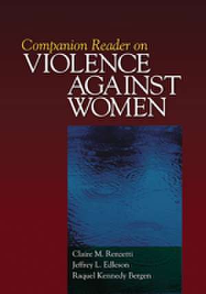 Companion Reader on Violence Against Women de Claire M. Renzetti