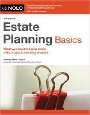 Estate Planning Basics de Denis Clifford