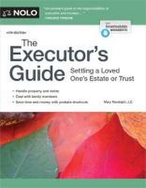 The Executor's Guide de Mary Randolph