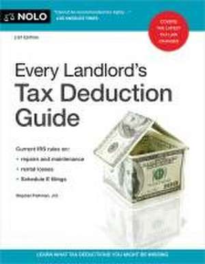 Every Landlord's Tax Deduction Guide de Stephen Fishman