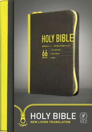 Compact Bible-NLT-Zipper Closure de Tyndale House Publishers