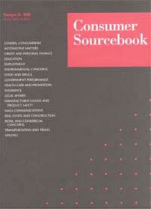 Consumer Sourcebook 3 Volume Set de Gale Cengage Publishing