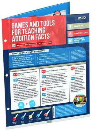 Games and Tools for Teaching Addition Facts (Quick Reference Guide) de Jennifer Bay-Williams