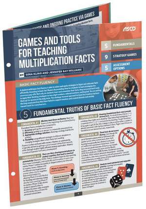 Games and Tools for Teaching Multiplication Facts (Quick Reference Guide) de Gina Kling