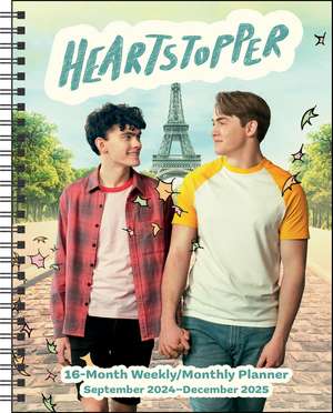 Heartstopper 16-Month 2024-2025 Weekly/Monthly Planner Calendar with Bonus Stickers de Netflix