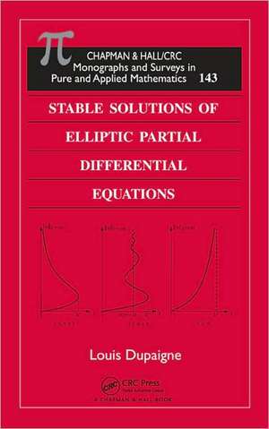 Stable Solutions of Elliptic Partial Differential Equations de Louis Dupaigne