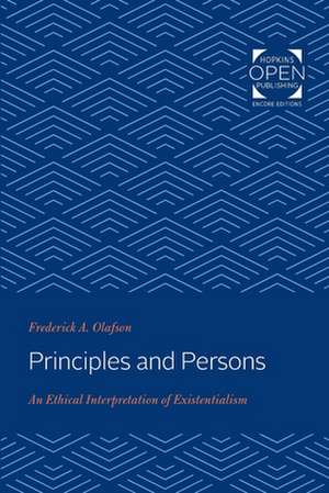 Principles and Persons de Frederick Olafson