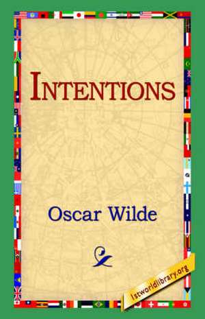 Intentions de Oscar Wilde