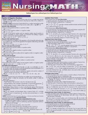 Nursing Math de BarCharts Inc