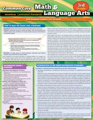 Ccss: Math & Language Arts - 3rdgrade de BarCharts Inc