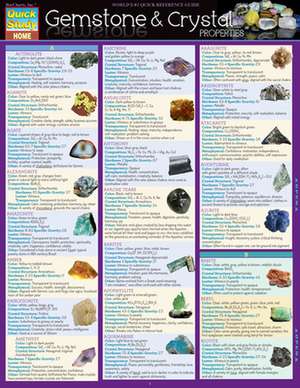 Gemstone & Crystal Properties de BarCharts Inc