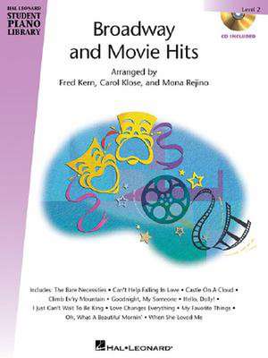 Broadway and Movie Hits - Level 2 - Book/CD Pack de Fred Kern