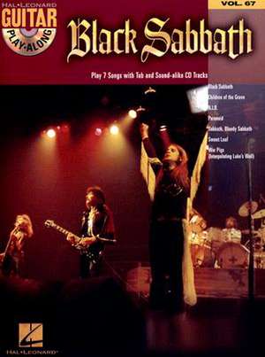 Black Sabbath Guitar Play-Along Volume 67 Book/Online Audio