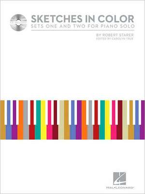 Robert Starer - Sketches in Color Sets One and Two for Piano Solo Book/Online Audio de Robert Starer