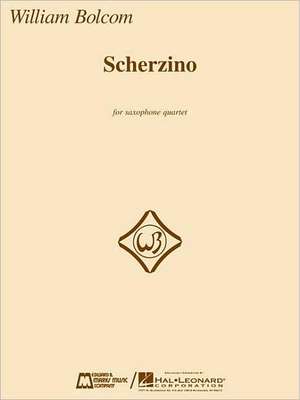 Scherzino: Saxophone Quartet de William Bolcom