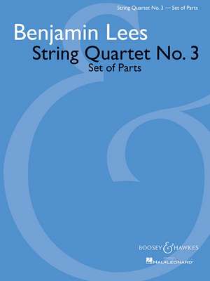 String Quartet No. 3: Set of Parts de Benjamin Lees