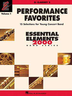 Performance Favorites, Vol. 1 - Clarinet 2 de Hal Leonard Publishing Corporation