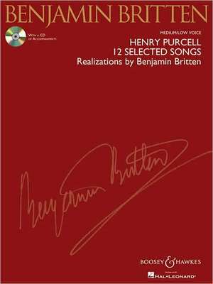 Henry Purcell: Realizations by Benjamin Britten Medium/Low Voice de Henry Purcell