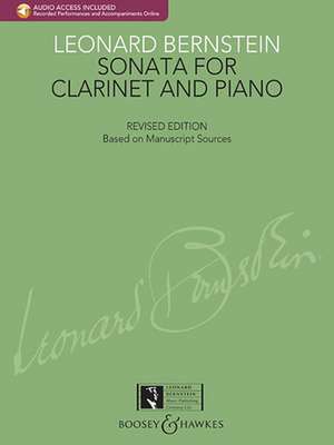 Sonata for Clarinet and Piano with Recorded Performances and Accompaniments Book/Online Audio de Leonard Bernstein