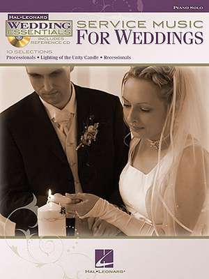 Service Music for Weddings [With CD (Audio)] de Hal Leonard Corp