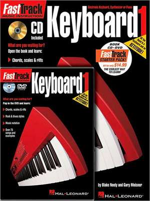 FastTrack Keyboard 1 [With CD (Audio) and DVD] de Blake Neely