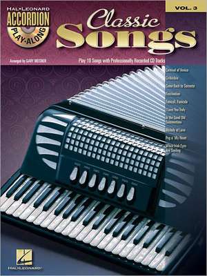 Classic Songs: Accordion Play-Along Volume 3 National Federation of Music Clubs 2020-2024 Selection [With CD (Audio)] de Hal Leonard Corp