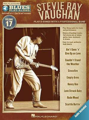 Stevie Ray Vaughan - Blues Play-Along Volume 17 (Book/CD) de Stevie Ray Vaughan