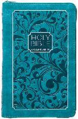 KJV Holy Bible Zip Turquoise