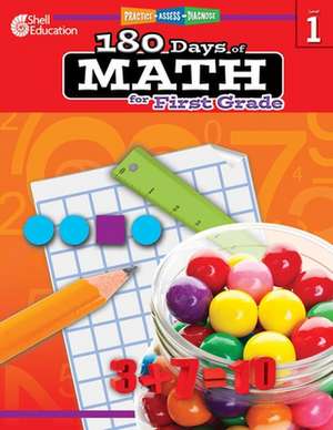 180 Days of Math for First Grade [With CDROM] de Jodene Smith