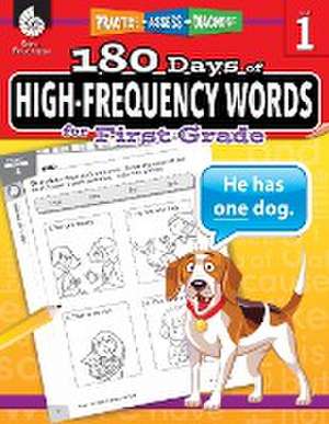 180 Days of High-Frequency Words for First Grade de Jodene Lynn Smith