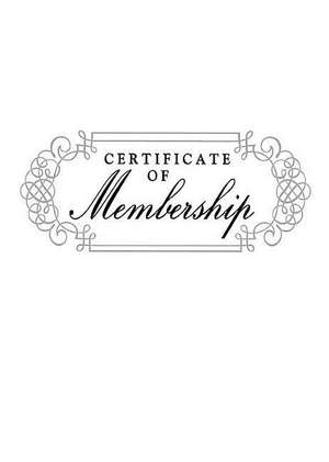 Abingdon Select Collection Certificate of Membership de Abingdon Press