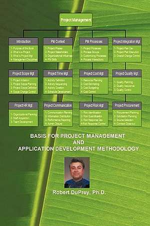 Basis for Project Management and Application Development Methodology de Robert Duprey Ph. D.