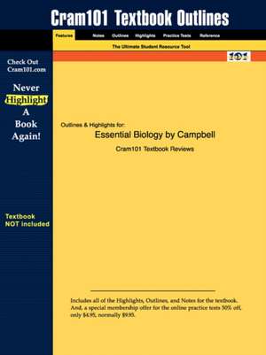 Studyguide for Essential Biology by Campbell, ISBN 9780805368420 de Cram101 Textbook Reviews