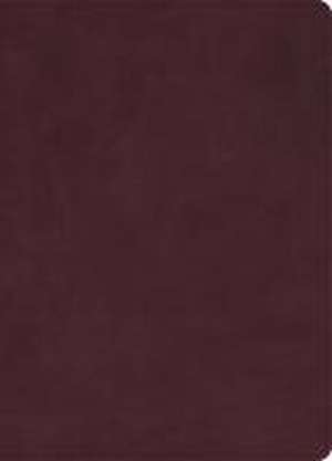 CSB Verse-By-Verse Reference Bible, Holman Handcrafted Collection, Marbled Burgundy Premium Calfskin de Csb Bibles By Holman