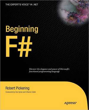 Beginning F# de Robert Pickering