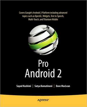 Pro Android 2 de Sayed Hashimi