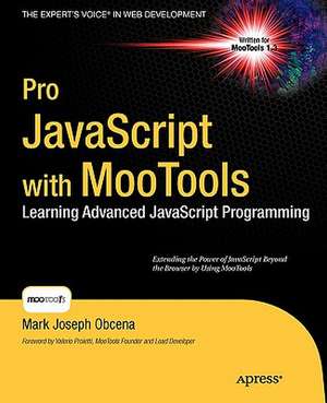 Pro JavaScript with MooTools de Mark Obcena