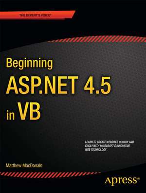 Beginning ASP.NET 4.5 in VB de Matthew MacDonald