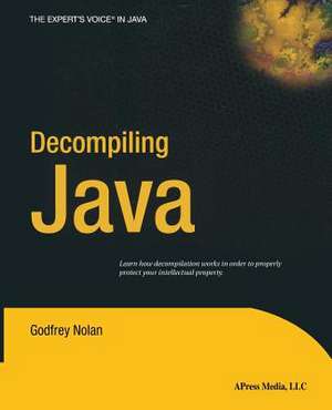 Decompiling Java de Godfrey Nolan