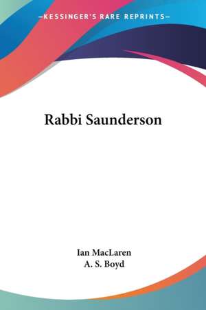 Rabbi Saunderson de Ian Maclaren