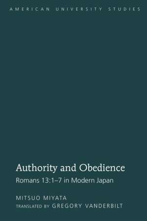 Authority and Obedience de Mitsuo Miyata