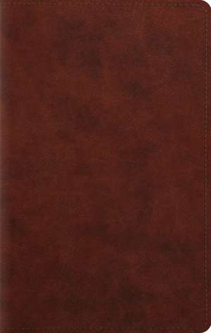 ESV Large Print Personal Size Bible (TruTone, Chestnut) de Spck