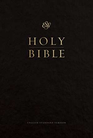 ESV Pew and Worship Bible, Large Print (Hardcover, Black) de Esv