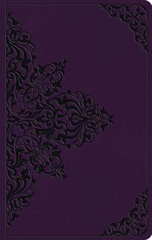 ESV Large Print Value Thinline Bible (TruTone, Lavender, Filigree Design) de Spck