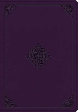 ESV Single Column Journaling Bible, Large Print (TruTone, Lavender, Ornament Design) de Esv