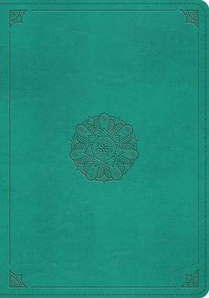 ESV Study Bible (TruTone, Turquoise, Emblem Design) de Spck