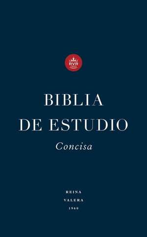 Biblia de Estudio Concisa RVR (Tapa Dura) de Spck