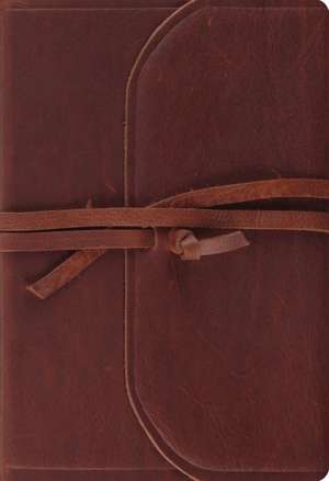 ESV Student Study Bible (Natural Leather, Brown, Flap with Strap) de .